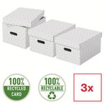 Cutie-depozitare-Esselte-Home-Recycled-M-carton-set-3-buc