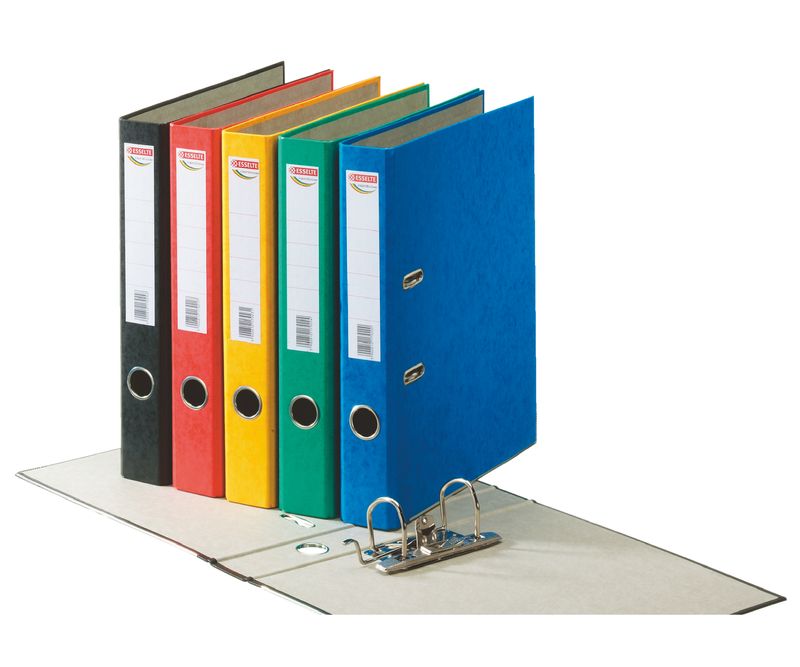 Biblioraft-Esselte-Rainbow-carton-A4-5-cm-albastru
