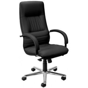 Scaun managerial ergonomic piele eco negru Lina