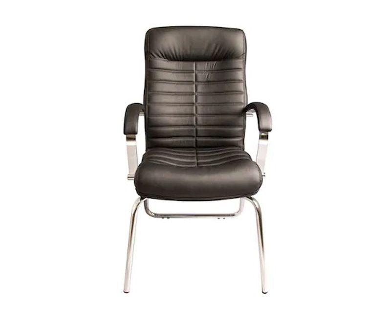 Scaun-vizitator-piele-eco-Arion-negru