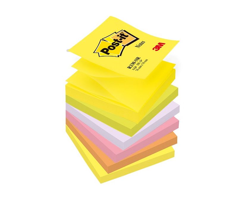 Notite-adezive-Post-it®-76x76mm-rainbow-z-neon-asortate-100-file-bucata-6-bucati-pachet