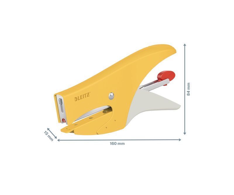 Capsator-metalic-Leitz-Cosy-5645-tip-cleste-15-coli-1000-capse-P2-incluse-galben-chihlimbar