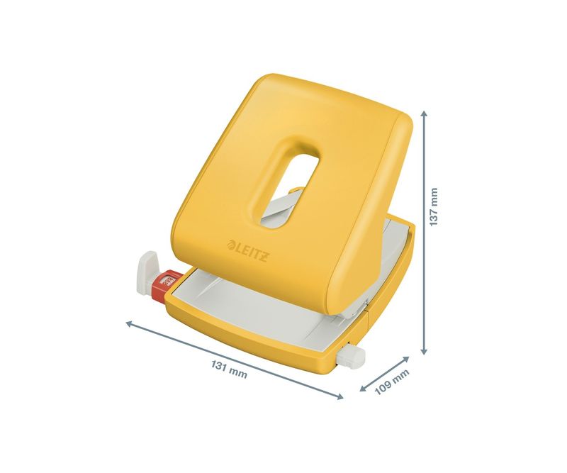 Perforator-plastic-Leitz-Cosy-5004-30-coli-galben-chihlimbar