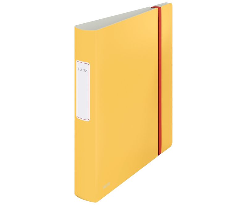 Biblioraft-Leitz-180°-Active-Cosy-polyfoam-A4-65-mm-galben-chihlimbar