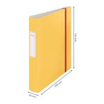 Biblioraft-Leitz-180°-Active-Cosy-polyfoam-A4-65-mm-galben-chihlimbar