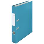 Biblioraft-Leitz-180°-Cosy-carton-laminat-A4-52-mm-albastru-celest