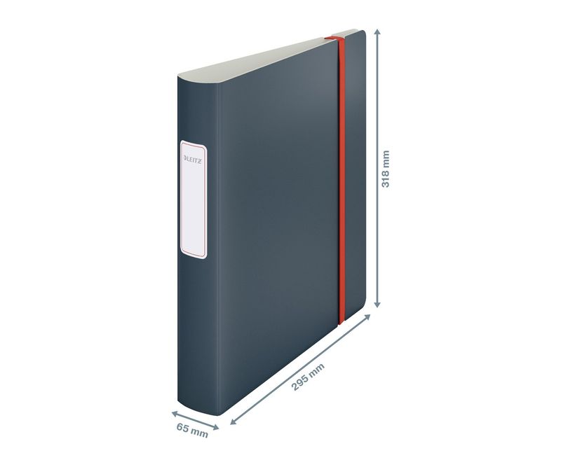Biblioraft-Leitz-180°-Cosy-carton-laminat-A4-52-mm-gri-antracit