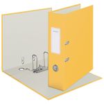 Biblioraft-Leitz-180°-Cosy-carton-laminat-A4-80-mm-galben-chihlimbar