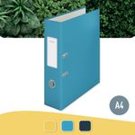 Biblioraft-Leitz-180°-Cosy-carton-laminat-A4-80-mm-albastru-celest