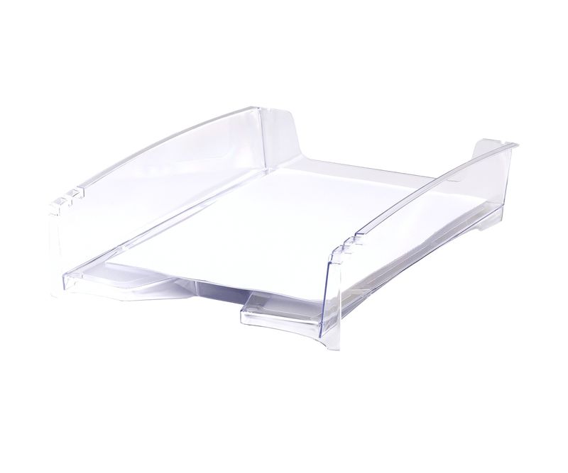 Tavita-pentru-documente-PP-transparent-Green2Desk