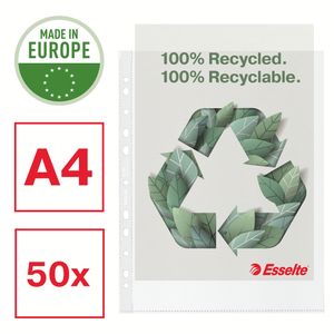 Folie de protectie Esselte Recycled PP reciclat A4 MAXI 70 mic 50 buc/cutie standard