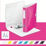 Biblioraft-Leitz-Active-WOW-180-PP-A4-6.5-cm-roz-metalizat