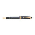 Stilou-Pilot-Custom-823-Negru-Transparent-varf-fin