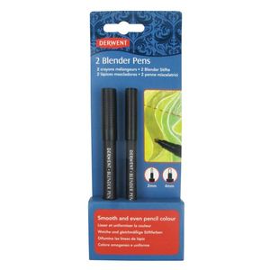 Set 2 markere pentru amestec si estompare Derwent Professional negru