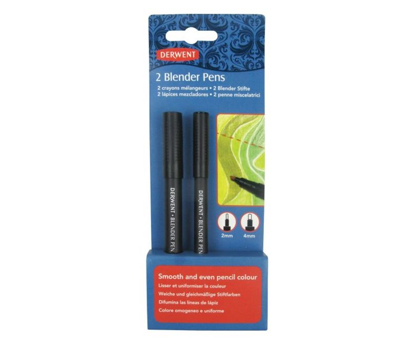 Set-2-markere-Derwent-Professional-pentru-amestec-si-estompare-varf-tip-glont-2-si-4-mm-blister-negru