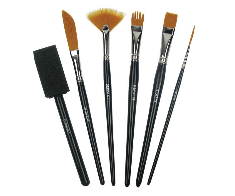 Set-6-pensule-Derwent-Professional-pentru-pictat-diverse-modele-pentru-diferite-tehnici-blister-negru