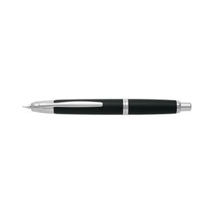 Stilou Capless Rhodium Pilot varf mediu corp negru mat