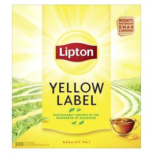 Ceai Lipton Yellow Label 100 plicuri