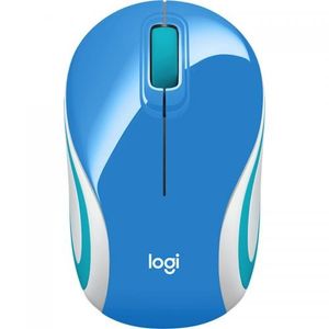 Mouse Optic Logitech M187 USB Wireless Blue-White