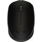 Mouse-Optic-Logitech-B170-USB-Wireless-Black