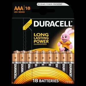 Baterii Duracell basic AAA LR03 18buc