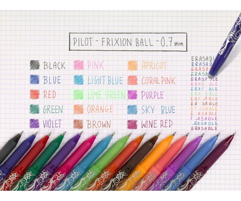Roller-Pilot-Frixion-Ball-0.7-mm-albastru