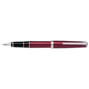 Stilou Pilot Falcon Rhodium varf mediu rosu inchis