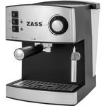 Espressor-Manual-Zass-ZEM-04-850-W-1.6-L-15-Bar-Argintiu