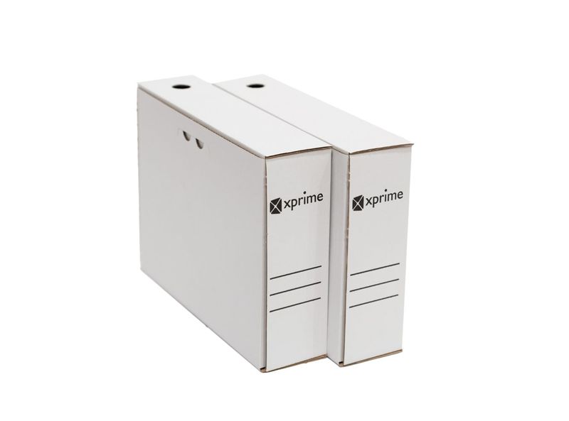Vezi oferta Cutie arhivare 330x255x80mm, 80mm, carton alb, 10/set