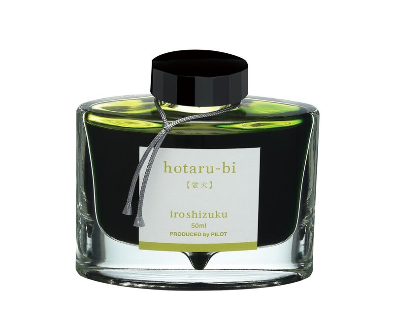 Cerneala-Iroshizuku-verde-deschis-Hotaru-Bi-50ml-Pilot