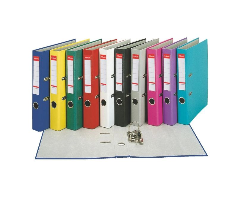 Biblioraft-Esselte-Economy-A4-5-cm-rosu