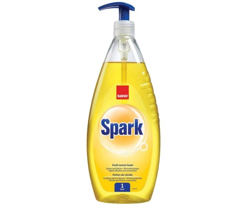 Detergent-vase-1l-Spark-Sano-lamaie