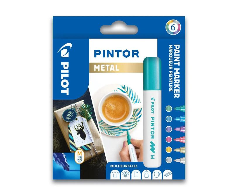 Set-Pintor-metal-mix-6-culori-mediu-Pilot