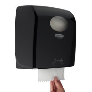 Dispenser prosop autocut Aquarius negru