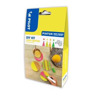Set markere cu vopsea Pilot Pintor DIY Coark Coster culori neon