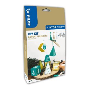 Set markere cu vopsea Pilot Pintor DYI Calendar Advent diverse culori