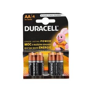 Set 4 baterii Alkaline Duracell R6 AA