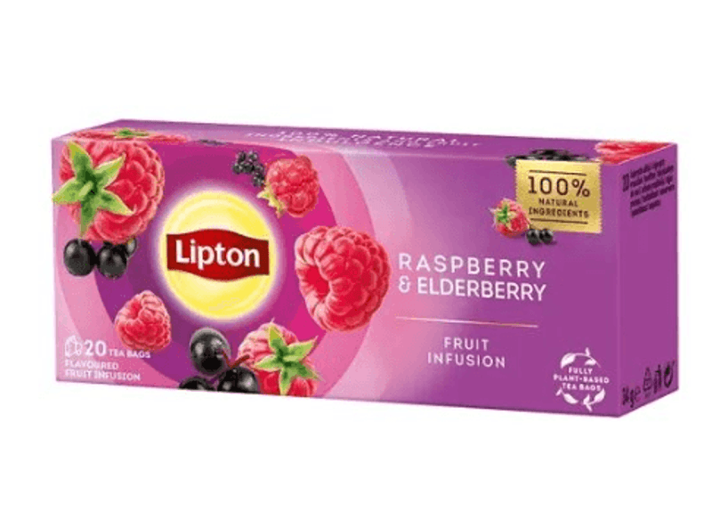 Alege Ceai Lipton fructe zmeura si soc 20 plicuri Intra acum pe