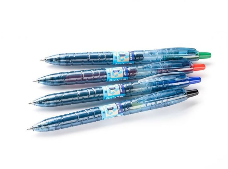Roller cu gel Pilot B2P Begreen 0.7 mm cu click - Dacris.net
