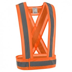 Ham reflectorizant portocaliu fluorescent marime unica Rock Safety Hi-Vis