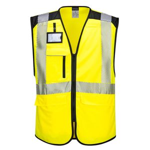 Vesta reflectorizanta executiv galben fluorescent Portwest Hi-Vis Marime S