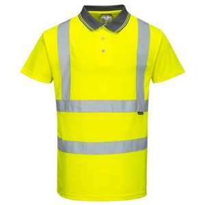 Tricou polo protectie reflectorizant galben Portwest Hi-Vis Marime XS