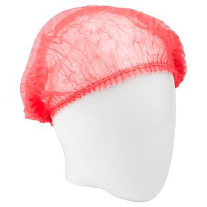 Capeline de unica folosinta rosu 100 buc/set Portwest Marime Unica