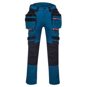Pantaloni de protectie negru/albastru Portwest DX3 Marime 32