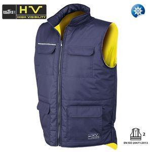 Vesta de protectie reversibila bluemarin/portocaliu Rhino Reverse Marime S