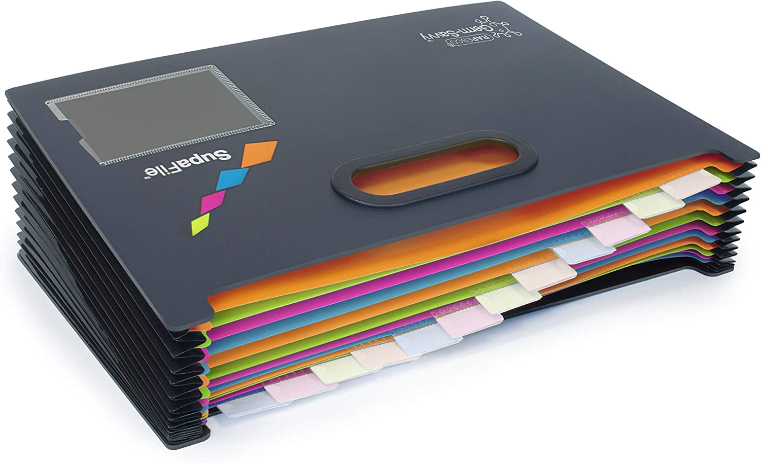 Suport documente extensibil Rapesco Germ-Savvy, 13 compartimente