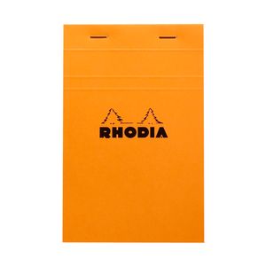 Bloc notes 11 x 17 cm 80 file capsat coperta portocalie Rhodia