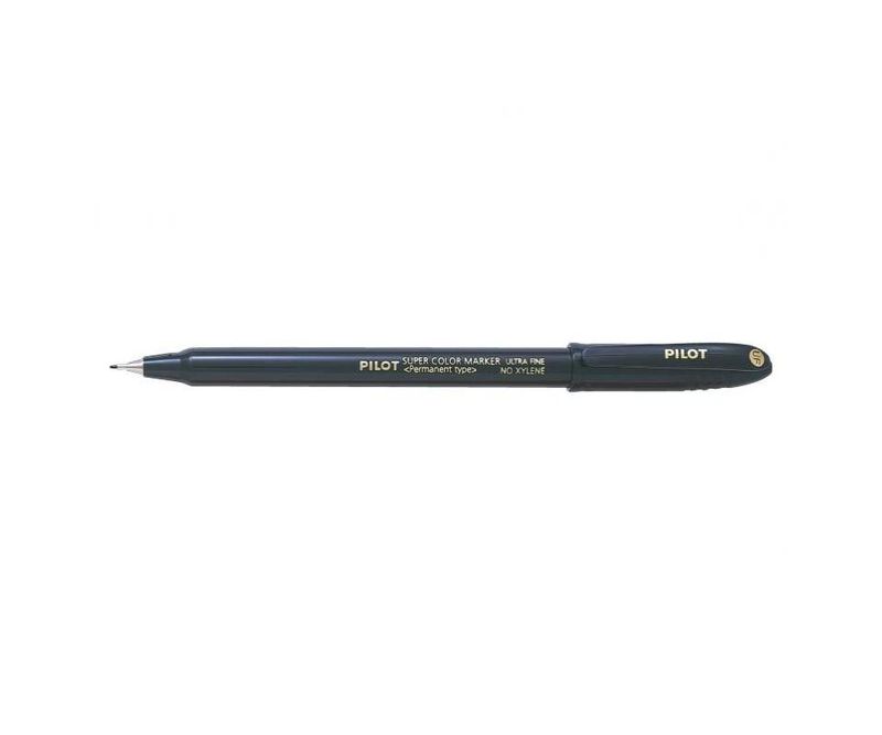 Marker-permanent-Pilot-varf-rotund-0.4-mm-negru