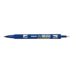 Marker-permanente-Pilot-Twin-BegreeN-0.4-mm-albastru