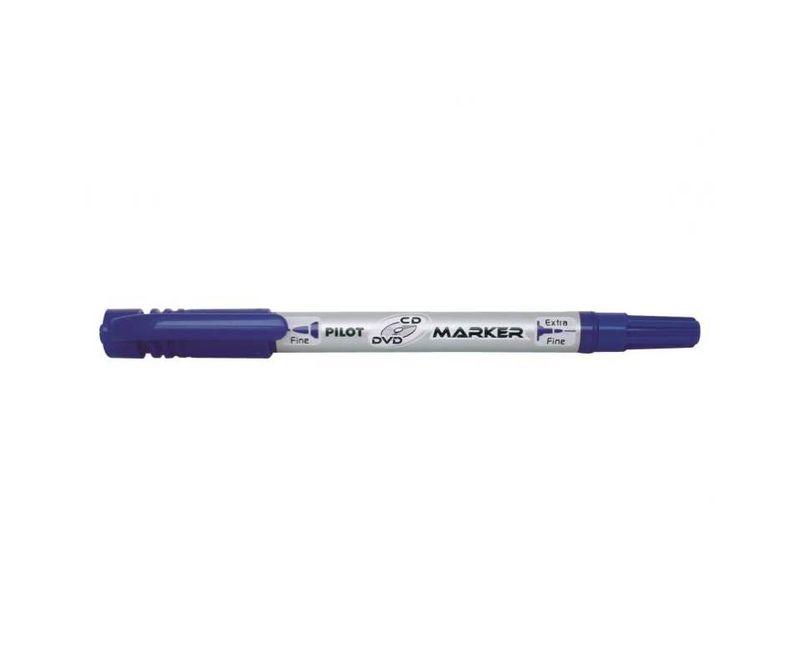 Marker-permanent-Pilot-Twin-pentru-CD-DVD-0.4-mm-negru